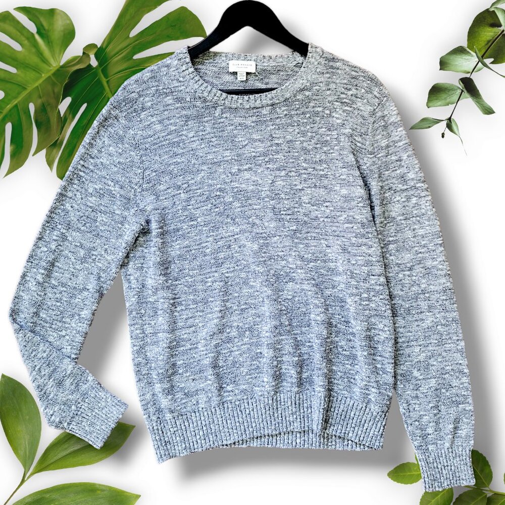 Club Monaco Italian Yarn Grey Sweater, sz Medium